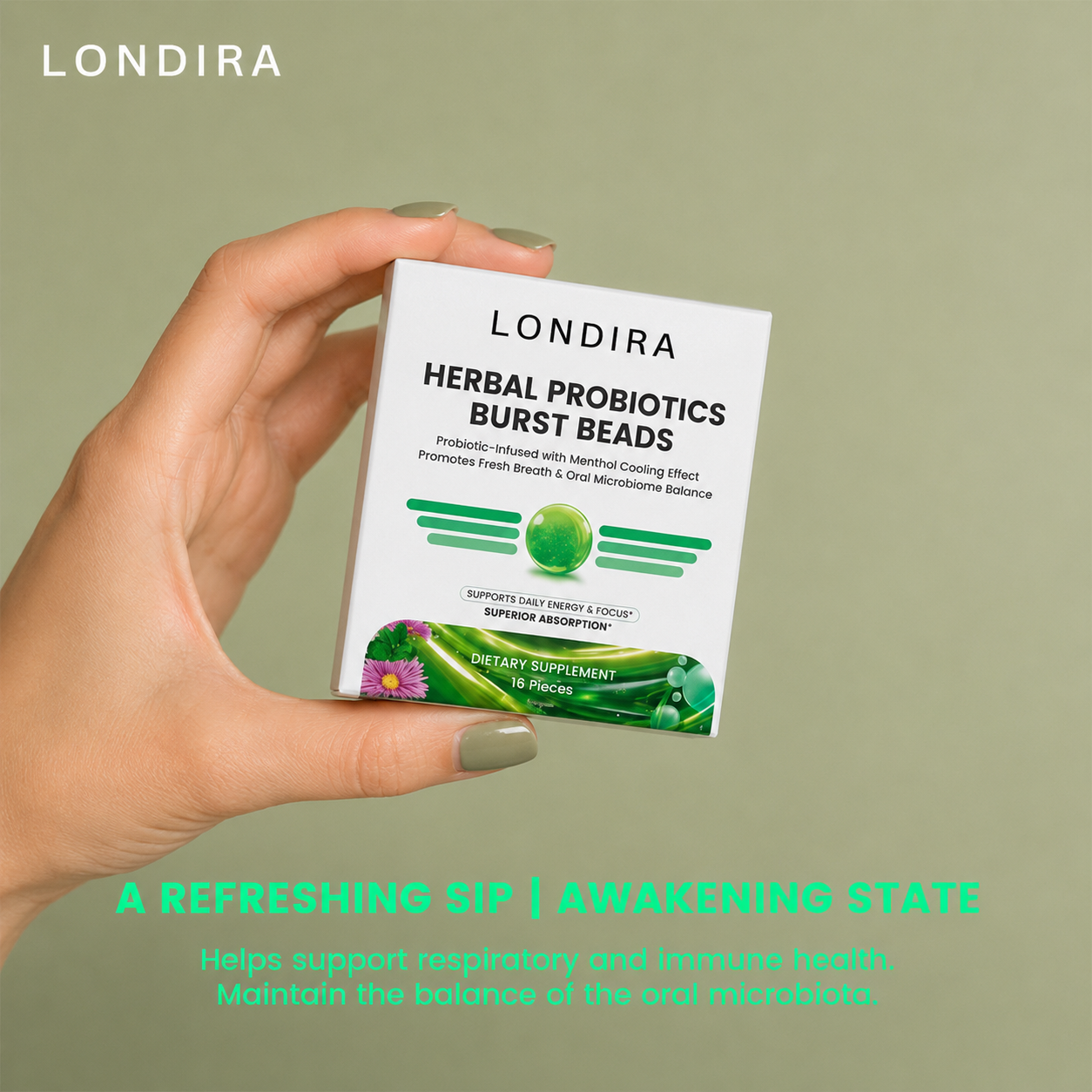 Londira Herbal Probiotic Bursting Softgels