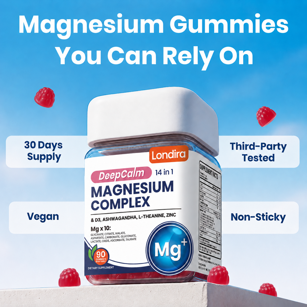 Londira Magnesium Bisglycinate Gummies