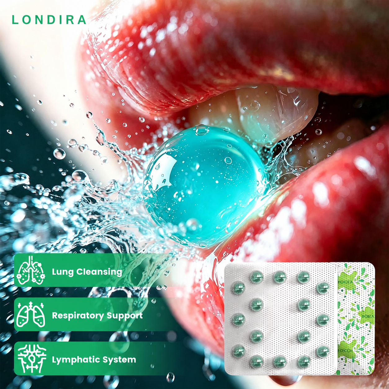 Londira Herbal Probiotic Bursting Softgels