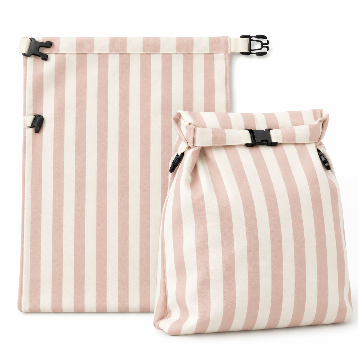 Londira Beeswax Bread Bag in Blush Pink