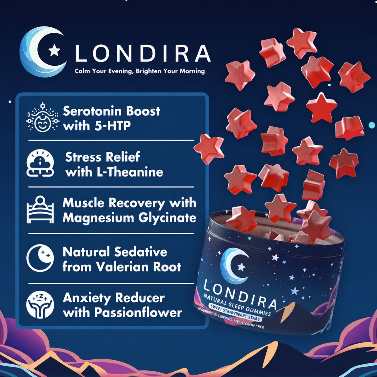 Londira Sleep Gummies benefits